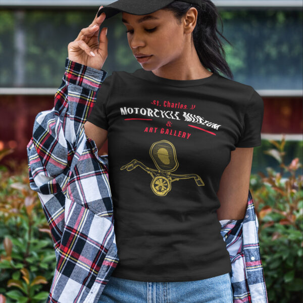 Museum Logo T-Shirt – Short Sleeve | ST. Charles Motorcycle Museum & Art Gallery